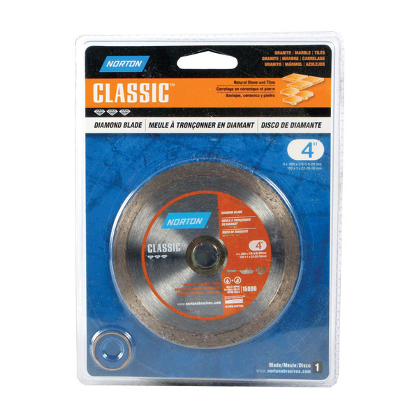 Norton Abrasives SAW BLADE CONT RIM 4"" 07660702793